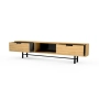 Szafka RTV-23 Drewno Lite Dąb Loft Lakier Rozmiary od 100 cm do 200 cm PREMIUM